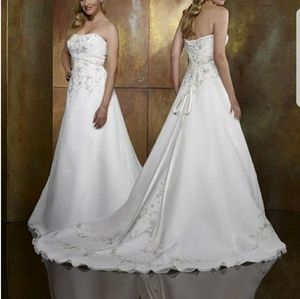 Plus Size Forever Yours strapless wedding gown